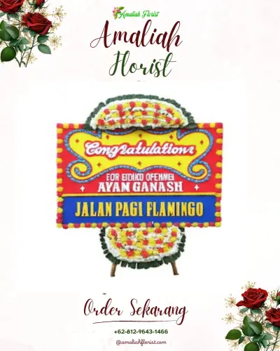 Bunga Papan Congratulation di Sikumpul